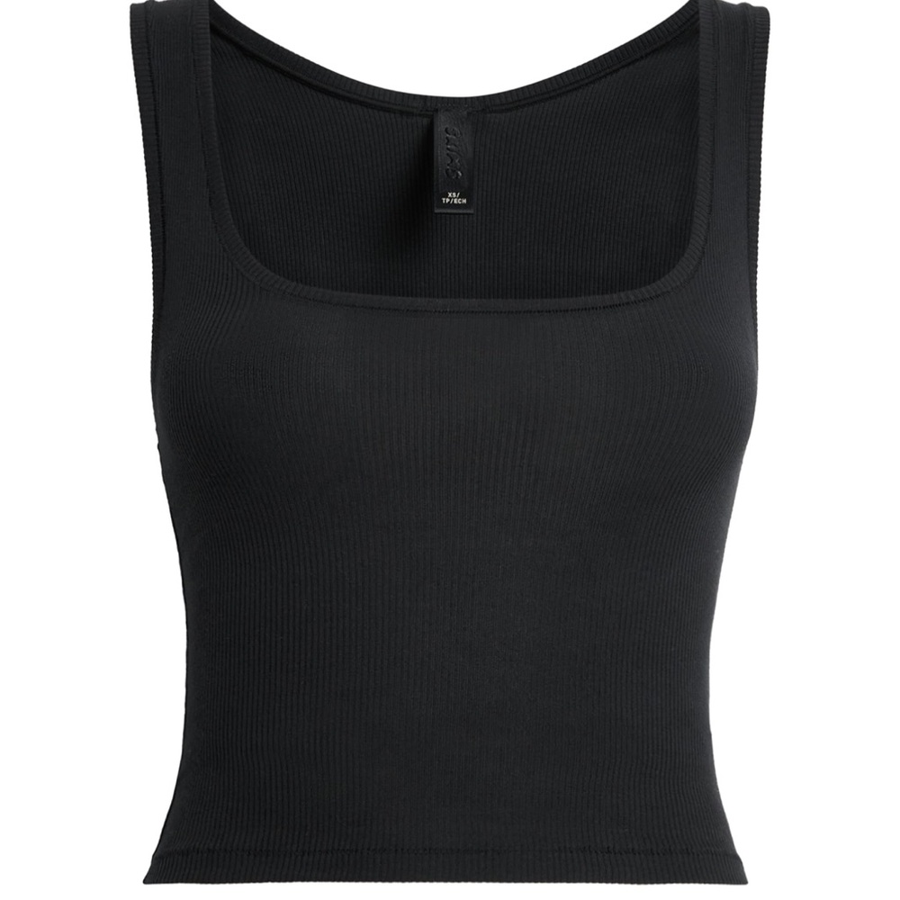 Skims black tank top size small